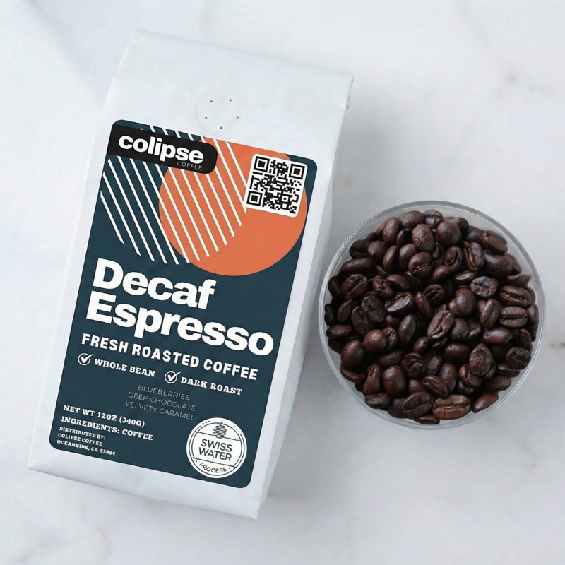 Colipse Coffee Decaf Espresso: Swiss Water Process®